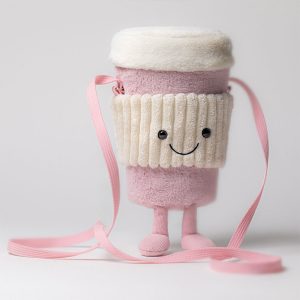 Amuseables Coffee-To-Go Pink Bag - Image 2