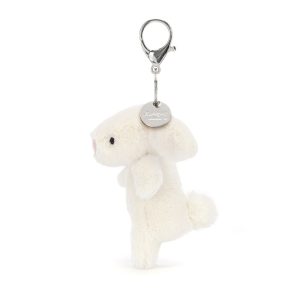 Bashful Bunny Cream Bag Charm - Image 2