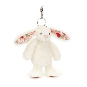 Blossom Cream Bunny ‘Berry- Bag Charm - Image 4