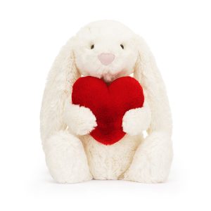 Bashful Red Love Heart Bunny - Image 8