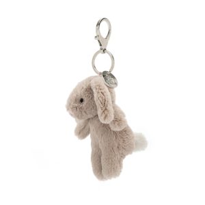 Bashful Beige Bunny Bag Charm - Image 2
