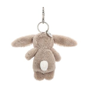 Bashful Beige Bunny Bag Charm - Image 3
