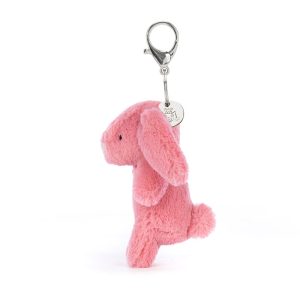 Bashful Pink Bunny Bag Charm - Image 2