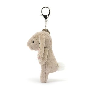 Blossom Beige Bunny Bag Charm - Image 2