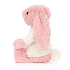 Bashful Petal Bunny with Personalised Cream Jumper - Image 3