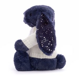 Bashful Stardust Bunny with Personalised Cream Jumper - Image 3