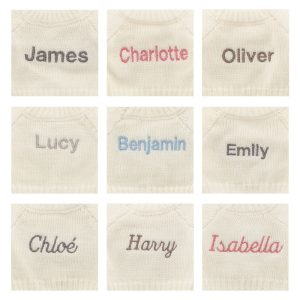 Blossom Blush Bunny with Personalised Cream Jumper - Image 2