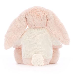Blossom Blush Bunny with Personalised Cream Jumper - Image 3