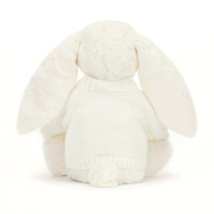 Blossom Cherry Bunny with Personalised Cream Jumper - Image 4