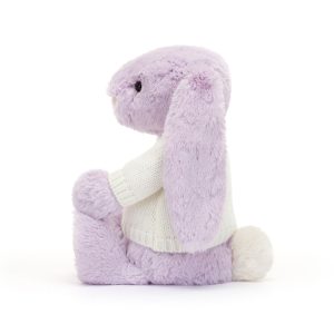 Blossom Jasmine Bunny with Personalised Cream Jumper - Image 3