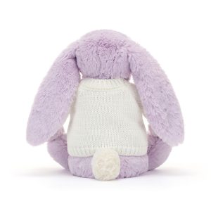 Blossom Jasmine Bunny with Personalised Cream Jumper - Image 4
