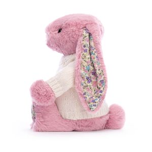 Blossom Tulip Bunny with Personalised Cream Jumper - Image 3