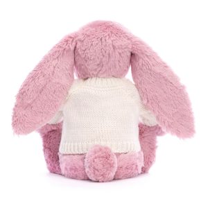 Blossom Tulip Bunny with Personalised Cream Jumper - Image 4