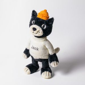 Jellycat Jack with Personalised Cream Jumper - Image 2