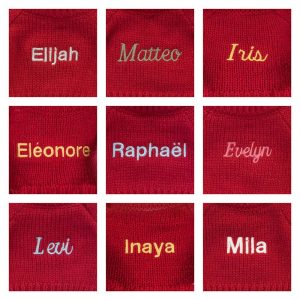 Bashful Christmas Bunny with Personalised Red Jumper - Image 2