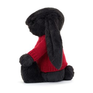 Bashful Inky Bunny with Personalised Red Jumper - Image 3