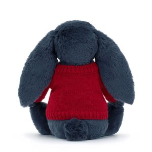 Bashful Stardust Bunny with Personalised Red Jumper - Image 4