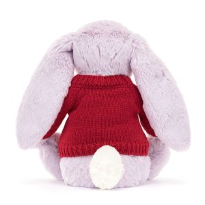 Blossom Jasmine Bunny with Personalised Red Jumper - Image 5