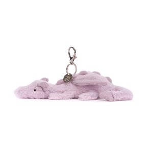 Lavender Dragon Bag Charm - Image 2