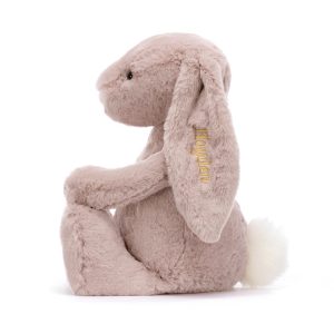 Personalised Bashful Luxe Bunny Rosa Huge - Image 2