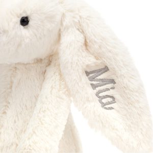 Personalised Bashful Cream Bunny Medium - Image 3