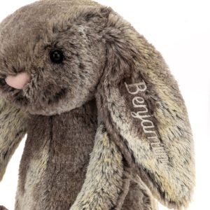 Personalised Bashful Cottontail Bunny Medium - Image 3