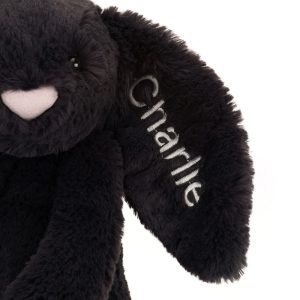 Personalised Bashful Inky Bunny Medium - Image 3