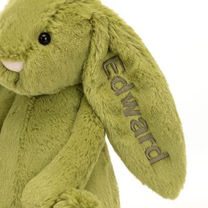 Personalised Bashful Moss Bunny Medium - Image 2