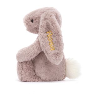 Personalised Bashful Luxe Bunny Rosa Medium - Image 2