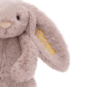 Personalised Bashful Luxe Bunny Rosa Medium - Image 3