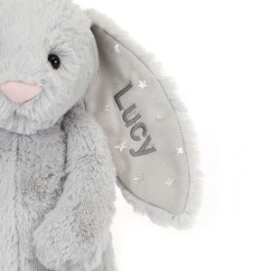Personalised Bashful Shimmer Bunny Medium - Image 3