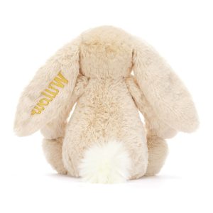 Personalised Bashful Luxe Bunny Willow Medium - Image 4