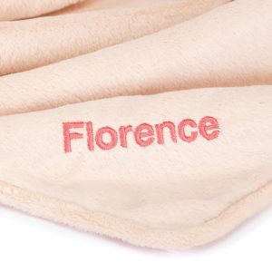 Personalised Bashful Blush Bunny Blankie - Image 2
