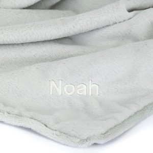 Personalised Bashful Silver Bunny Blankie - Image 2