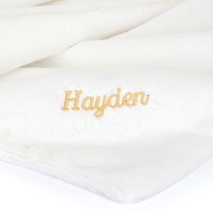 Personalised Bashful Luxe Bunny Luna Blankie - Image 2