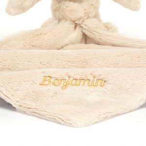 Personalised Bashful Luxe Bunny Willow Soother - Image 2