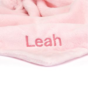 Personalised Bashful Bunny Pink Soother - Image 2