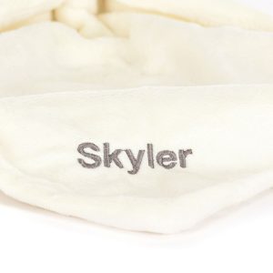 Personalised Bashful Cream Bunny Soother - Image 2