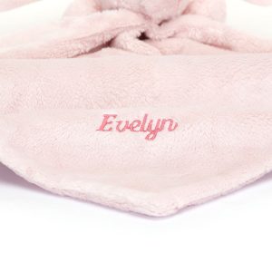 Personalised Bashful Pink Bunny Soother - Image 2