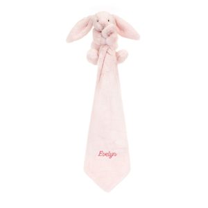 Personalised Bashful Pink Bunny Soother - Image 3