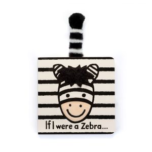 If I Were A Zebra Board Book and Bashful Zebra Medium - Image 2