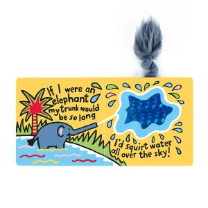 If I Were An Elephant Board Book and Fuddlewuddle Elephant Medium - Image 3