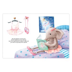 Elly Ballerina Book and Dancing Darcey Elephant - Image 3