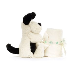 Bashful Black & Cream Puppy Soother - Image 2